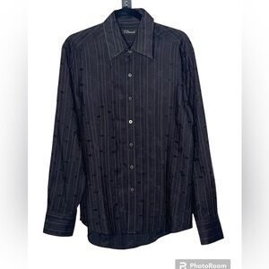 7 Diamonds Button Down Shirt Sz Large